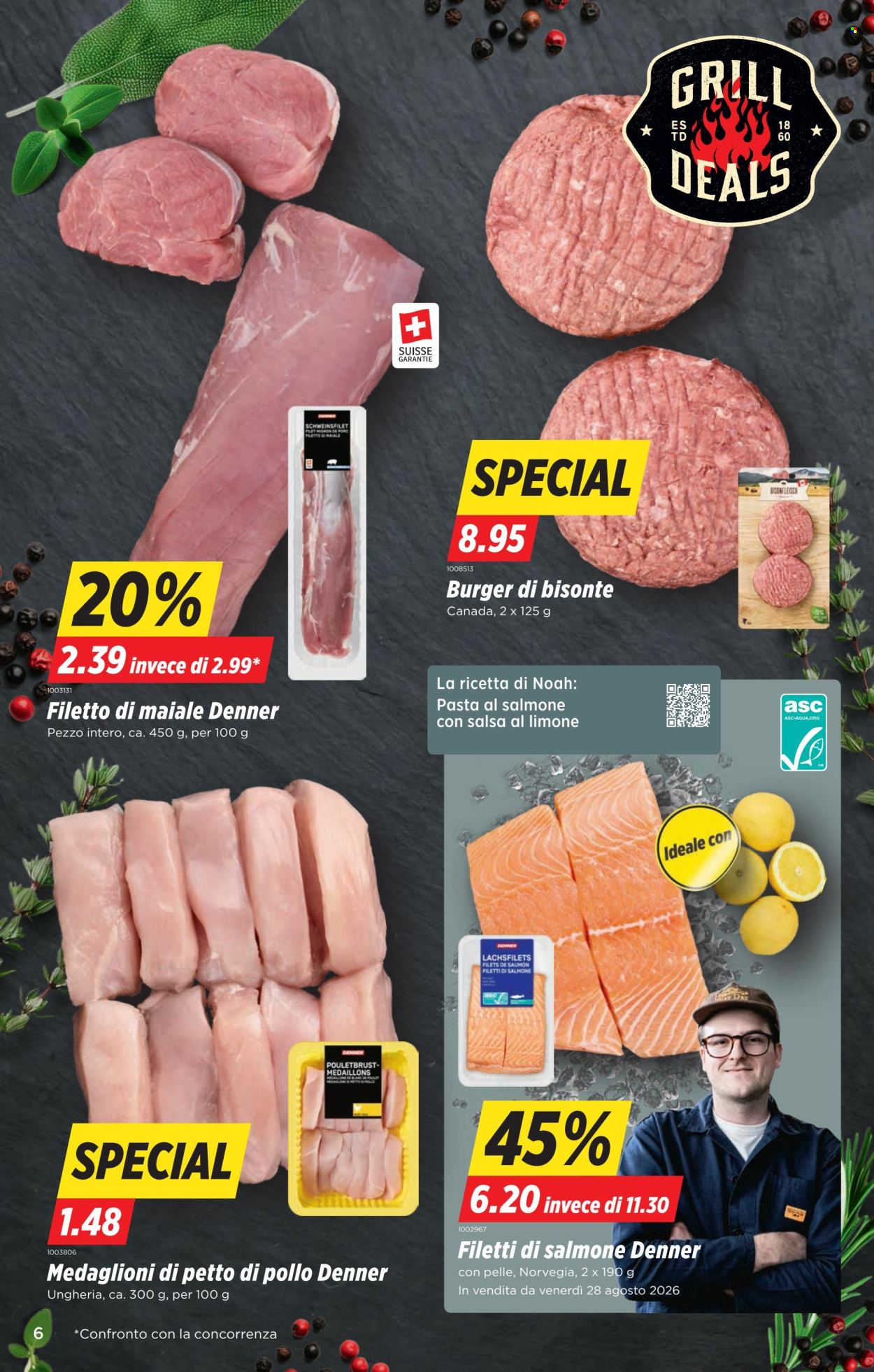 Volantino Denner - 27.8.2026 - 2.9.2026. Pagina 6. Pagina 6