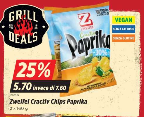 Zweifel Cractiv Chips Paprika