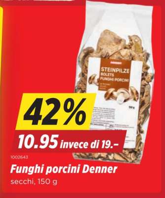 Funghi porcini Denner