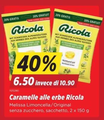 Caramelle alle erbe Ricola