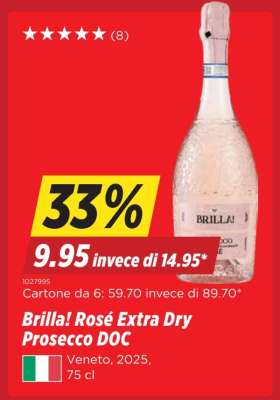 Brilla! Rosé Extra Dry Prosecco DOC