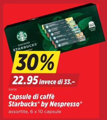Capsule di caffè Starbucks® by Nespresso®