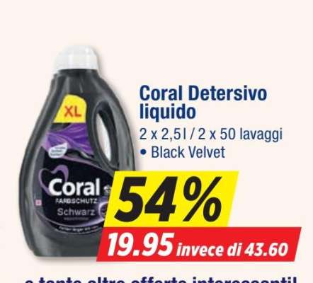 Coral Detersivo liquido