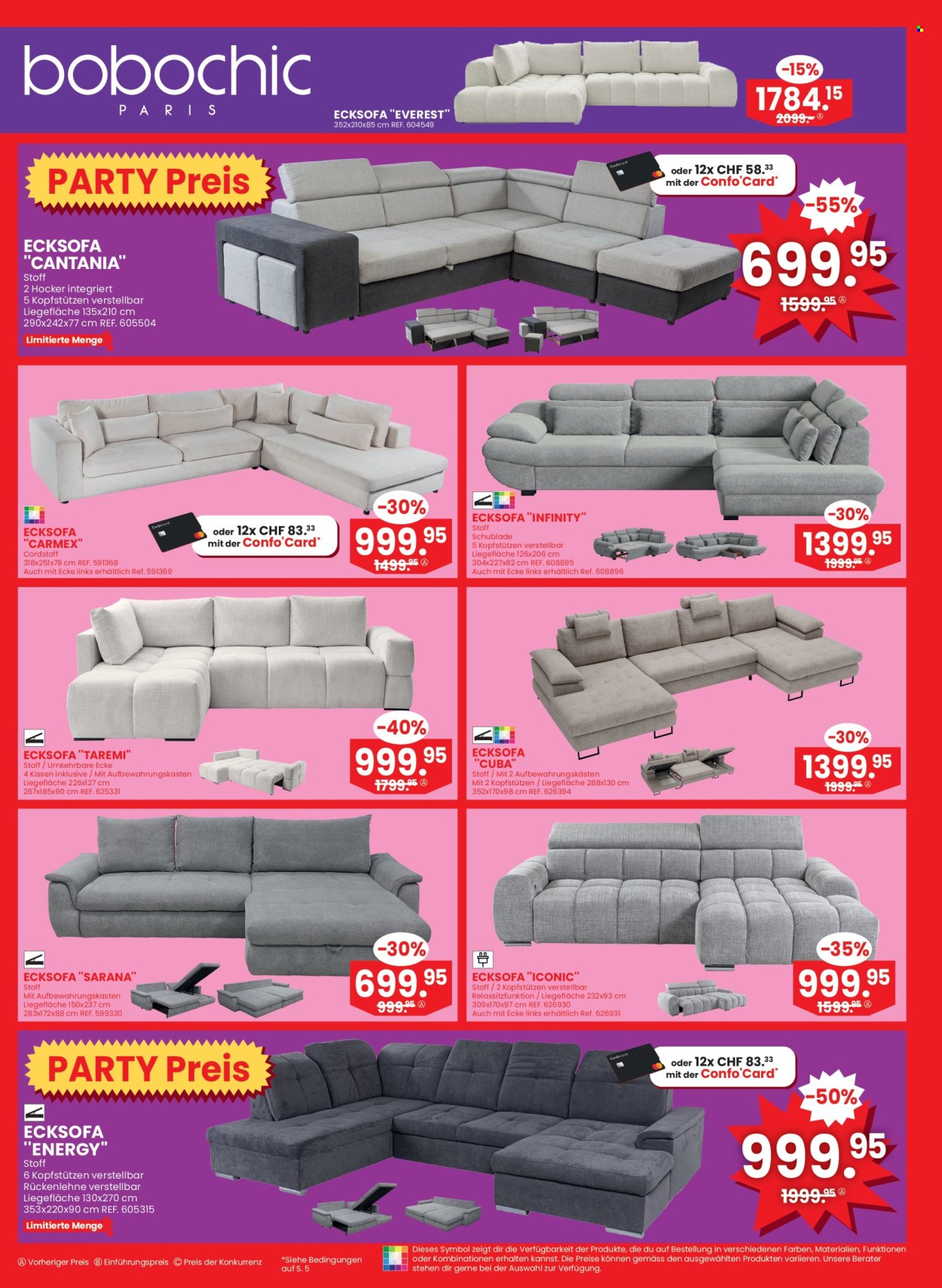 Volantino Conforama - 26.8.2026 - 8.9.2026. Pagina 3. Pagina 3