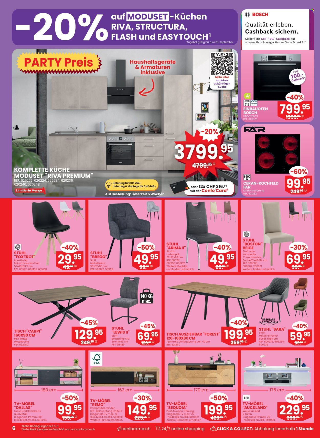 Volantino Conforama - 26.8.2026 - 8.9.2026. Pagina 6. Pagina 6