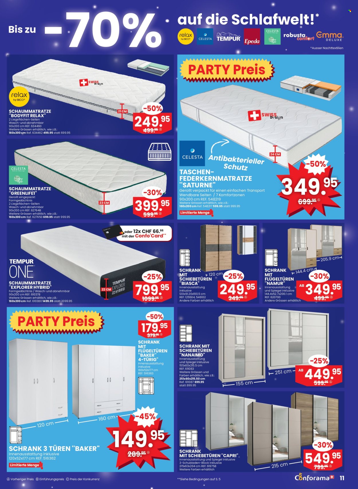 Volantino Conforama - 26.8.2026 - 8.9.2026. Pagina 11. Pagina 11