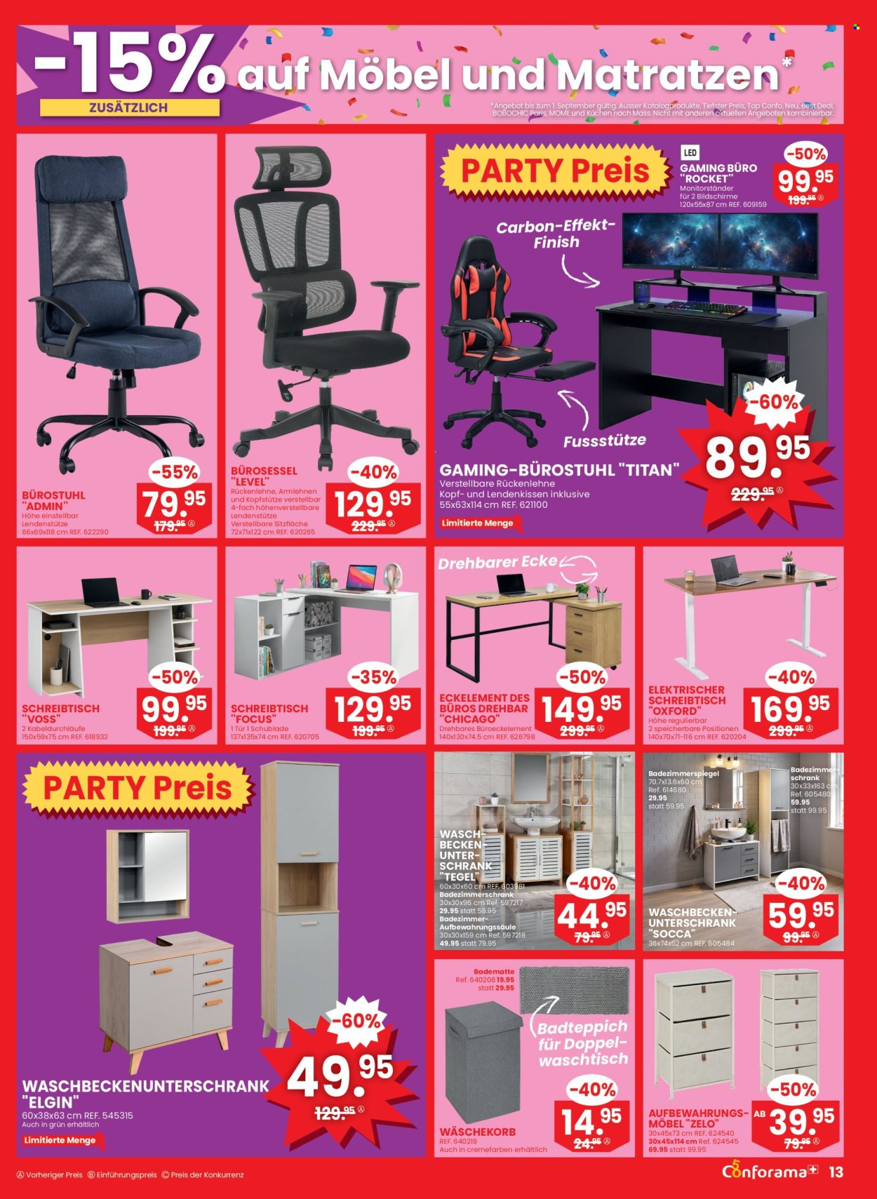 Volantino Conforama - 26.8.2026 - 8.9.2026. Pagina 13. Pagina 13