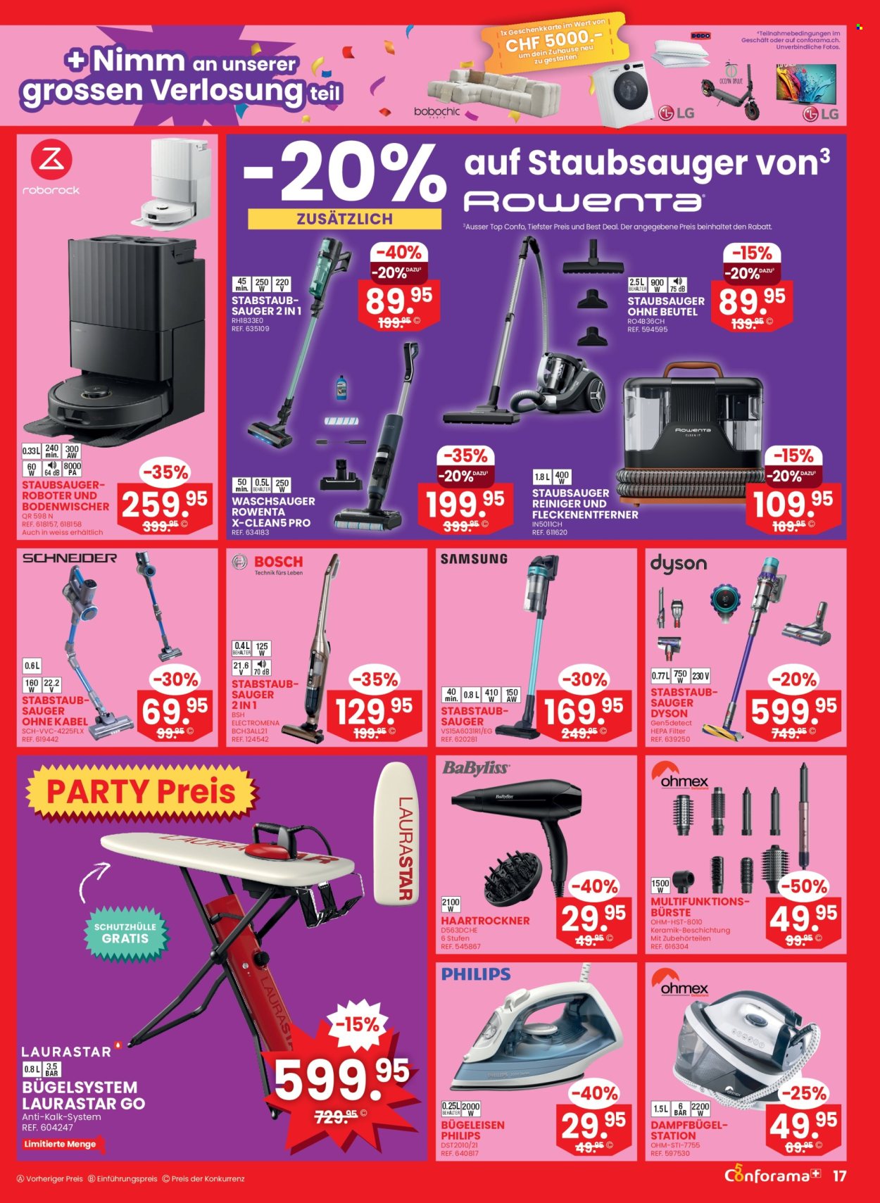 Volantino Conforama - 26.8.2026 - 8.9.2026. Pagina 17. Pagina 17