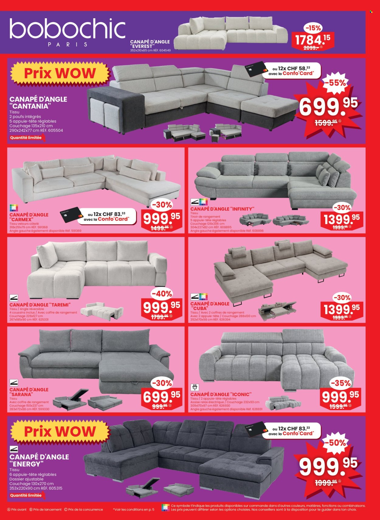 Volantino Conforama - 26.8.2026 - 8.9.2026. Pagina 3. Pagina 3