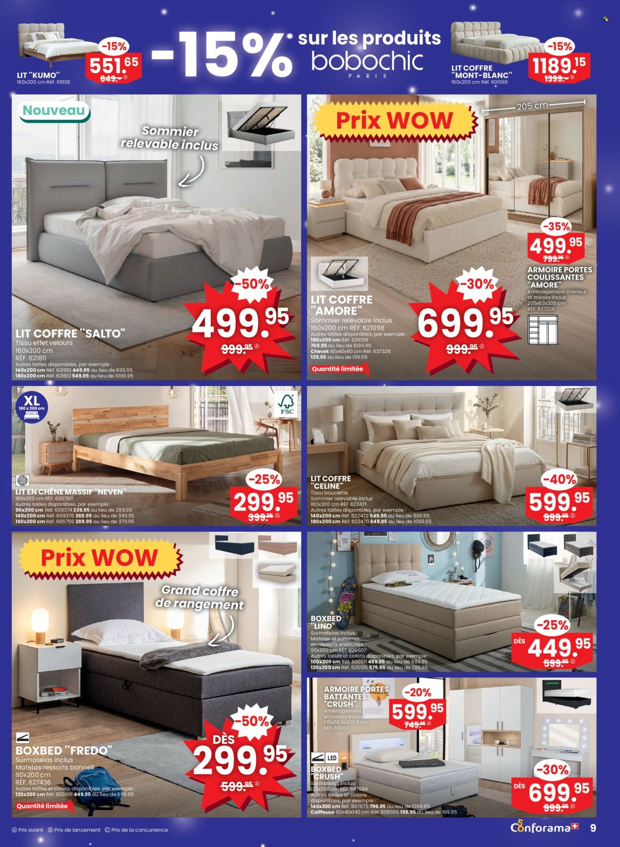 Volantino Conforama - 26.8.2026 - 8.9.2026. Pagina 9. Pagina 9