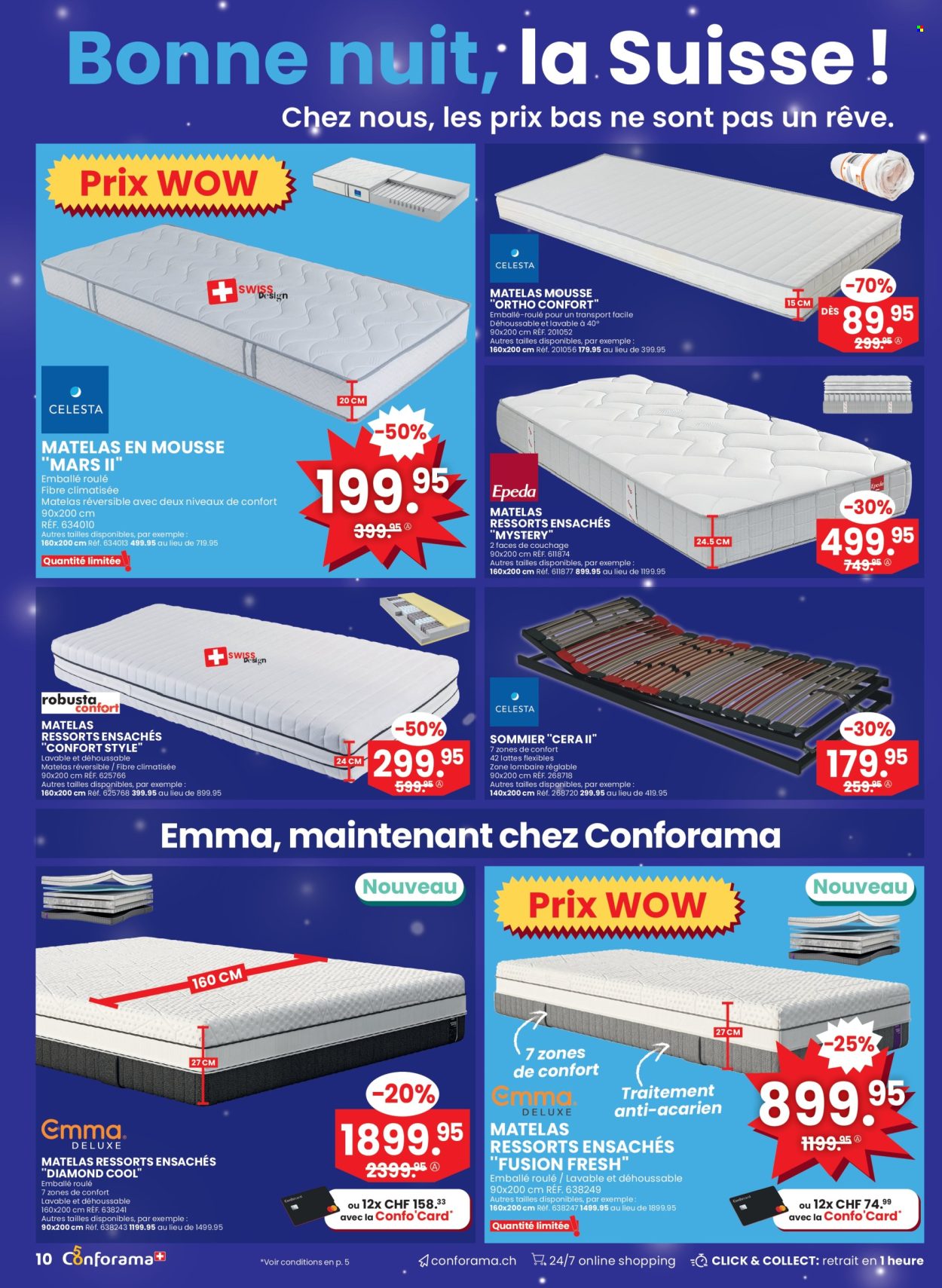 Volantino Conforama - 26.8.2026 - 8.9.2026. Pagina 10. Pagina 10