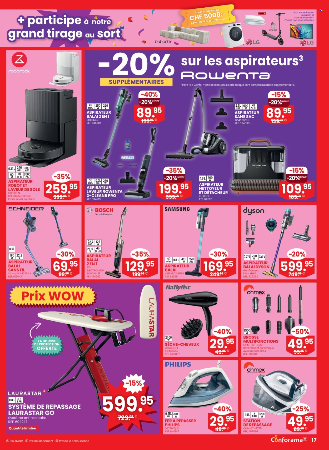 Volantino Conforama - 26.8.2026 - 8.9.2026. Pagina 17. Pagina 17