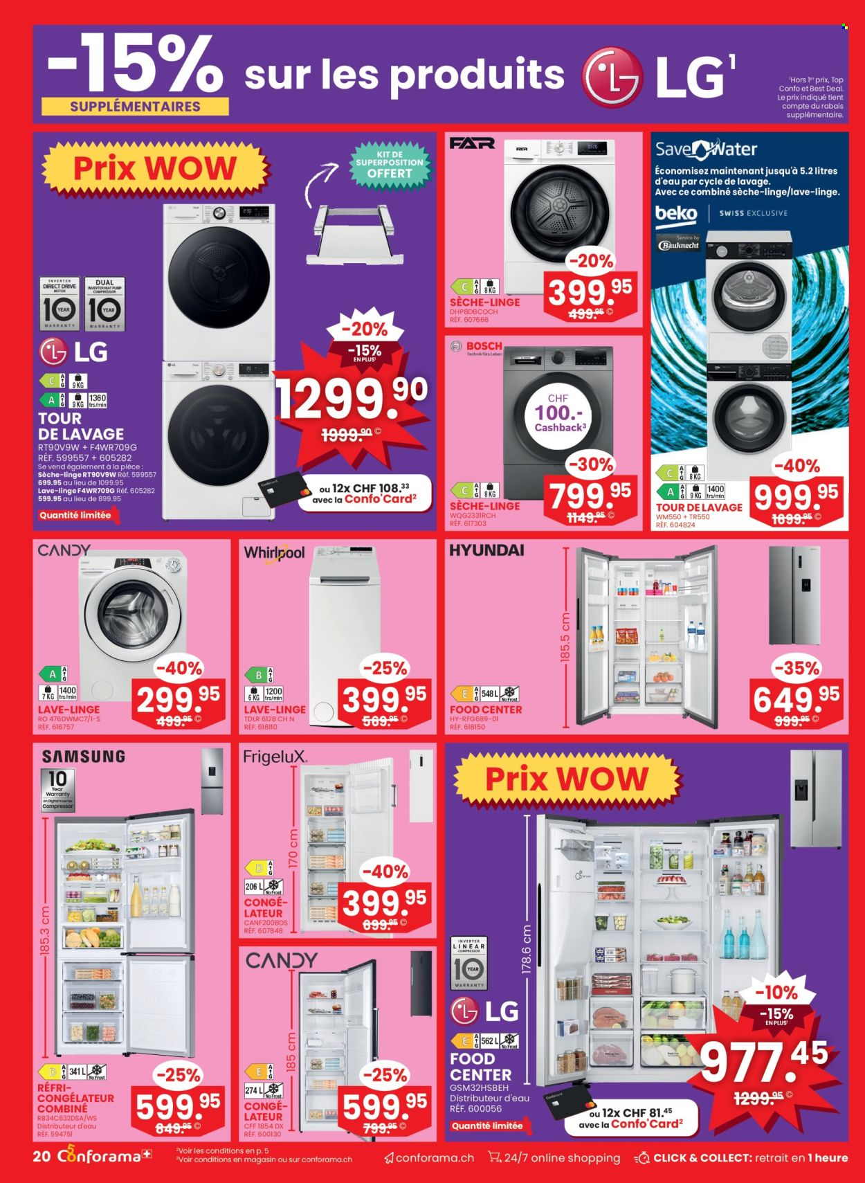 Volantino Conforama - 26.8.2026 - 8.9.2026. Pagina 20. Pagina 20