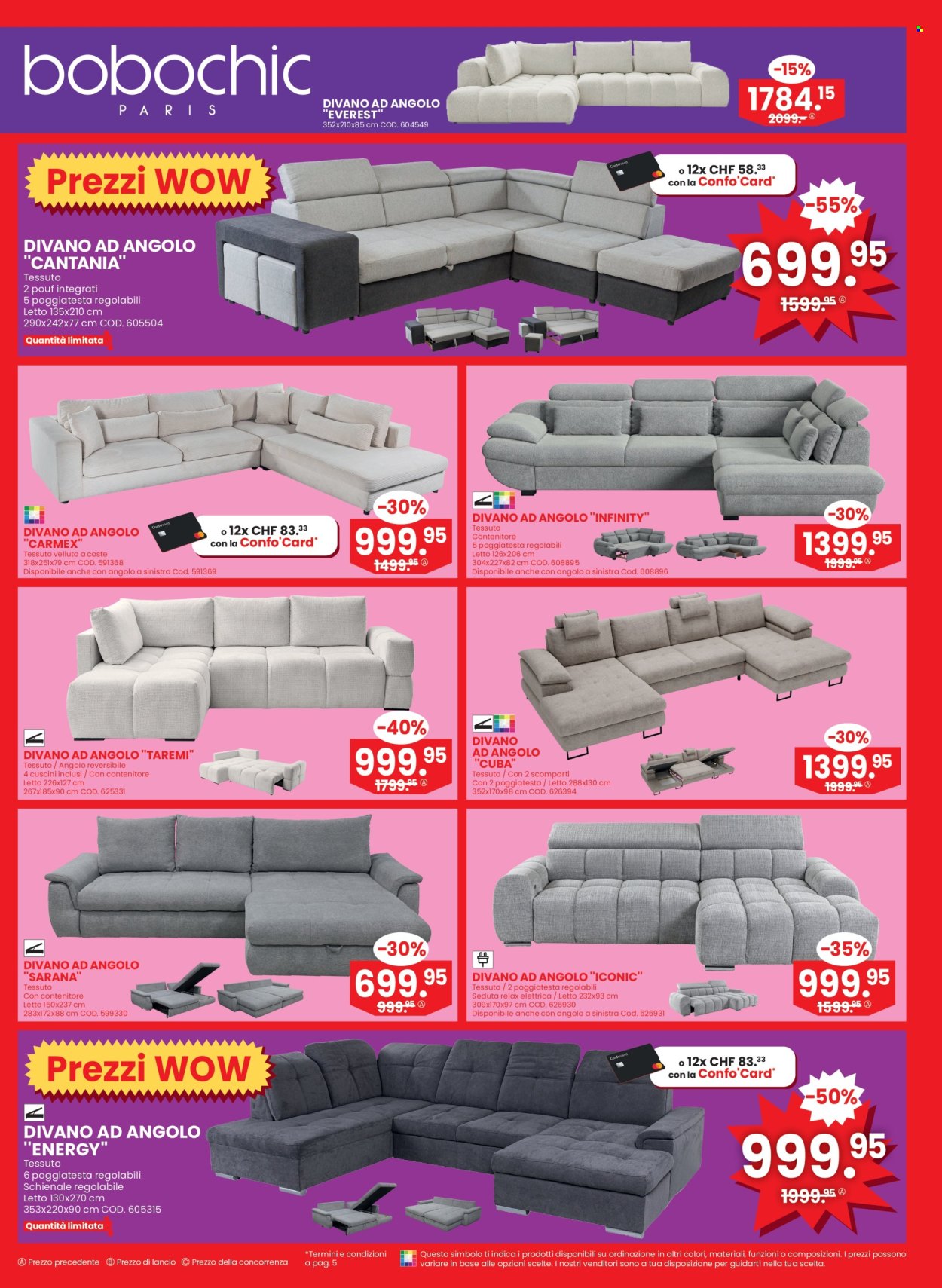 Volantino Conforama - 26.8.2026 - 8.9.2026. Pagina 3. Pagina 3