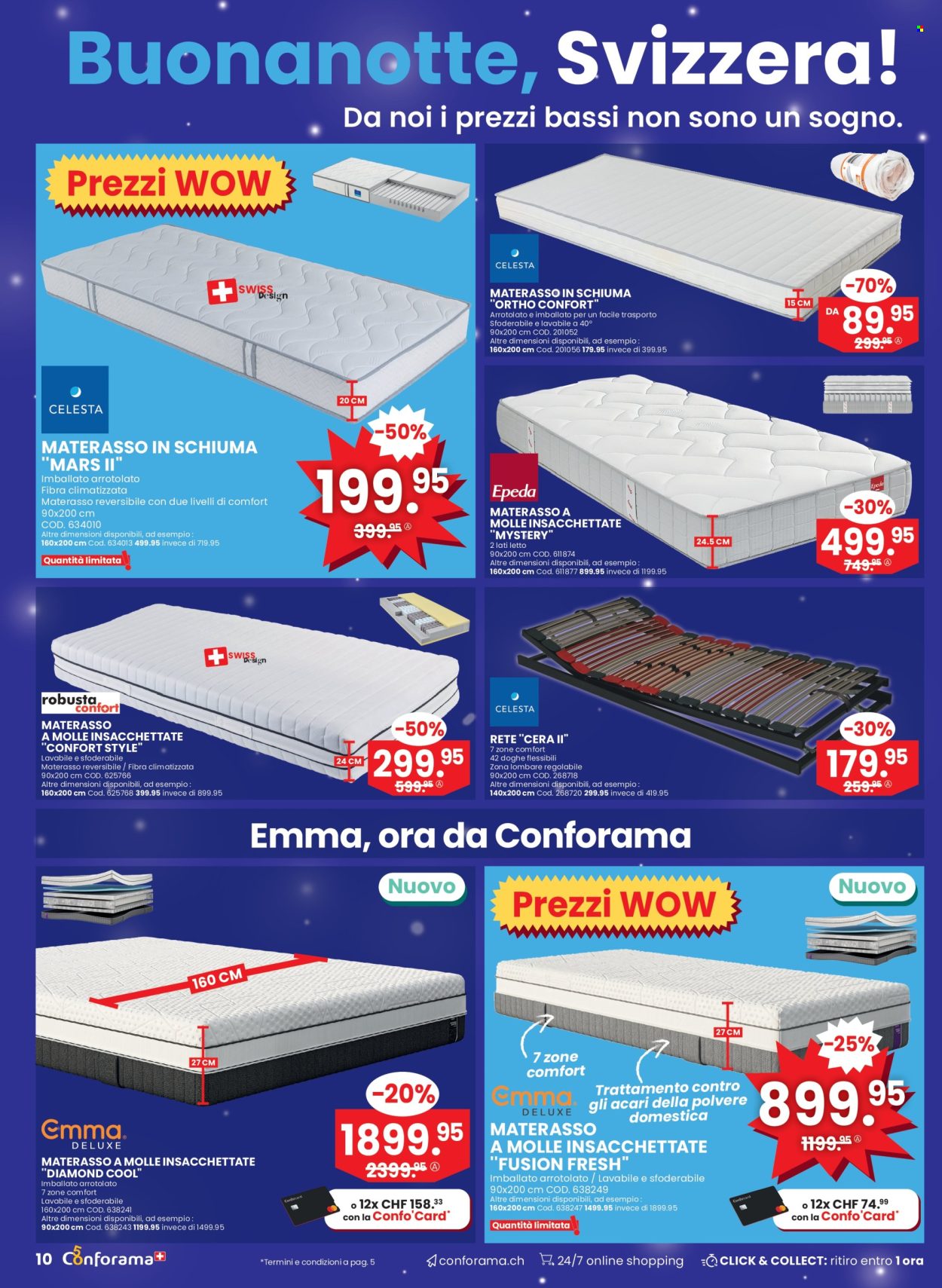Volantino Conforama - 26.8.2026 - 8.9.2026. Pagina 10. Pagina 10