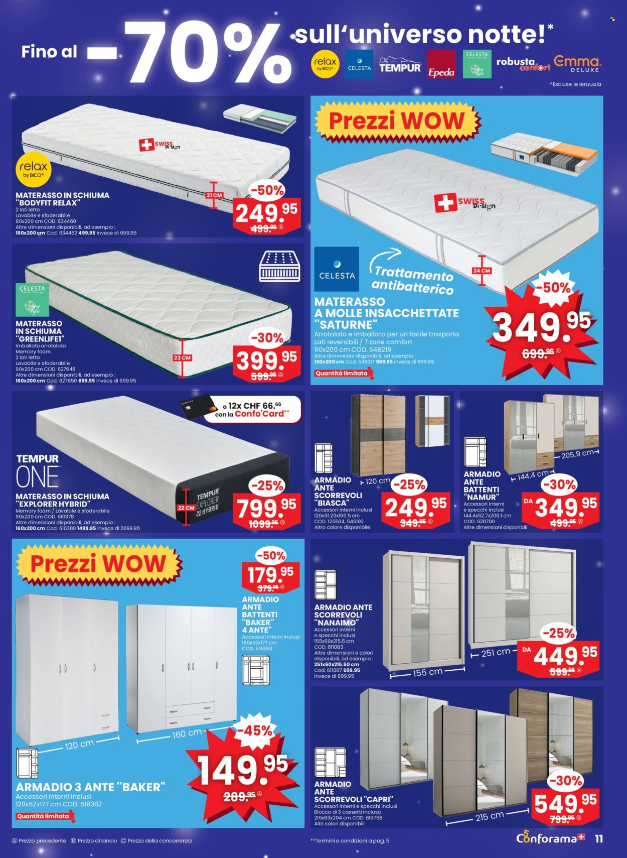 Volantino Conforama - 26.8.2026 - 8.9.2026. Pagina 11. Pagina 11