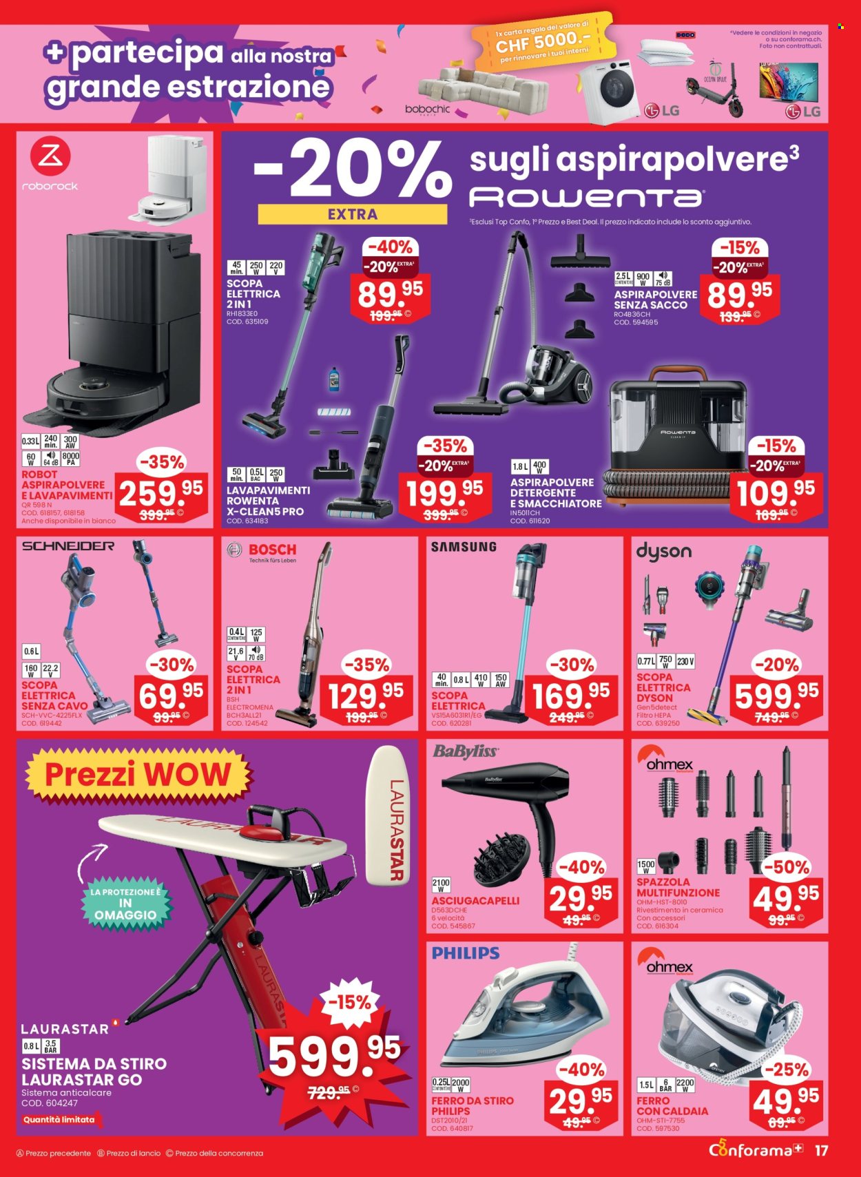 Volantino Conforama - 26.8.2026 - 8.9.2026. Pagina 17. Pagina 17