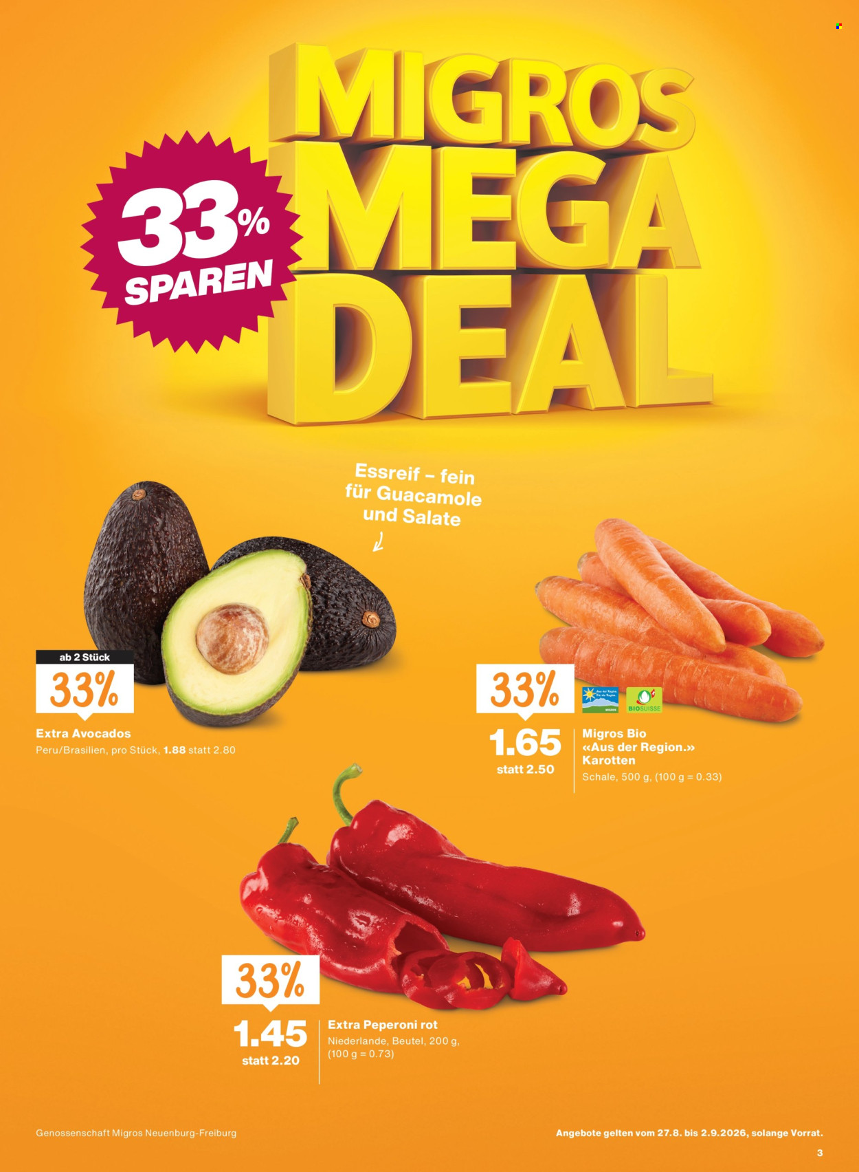 Volantino Migros - 27.8.2026 - 2.9.2026. Pagina 3. Pagina 3