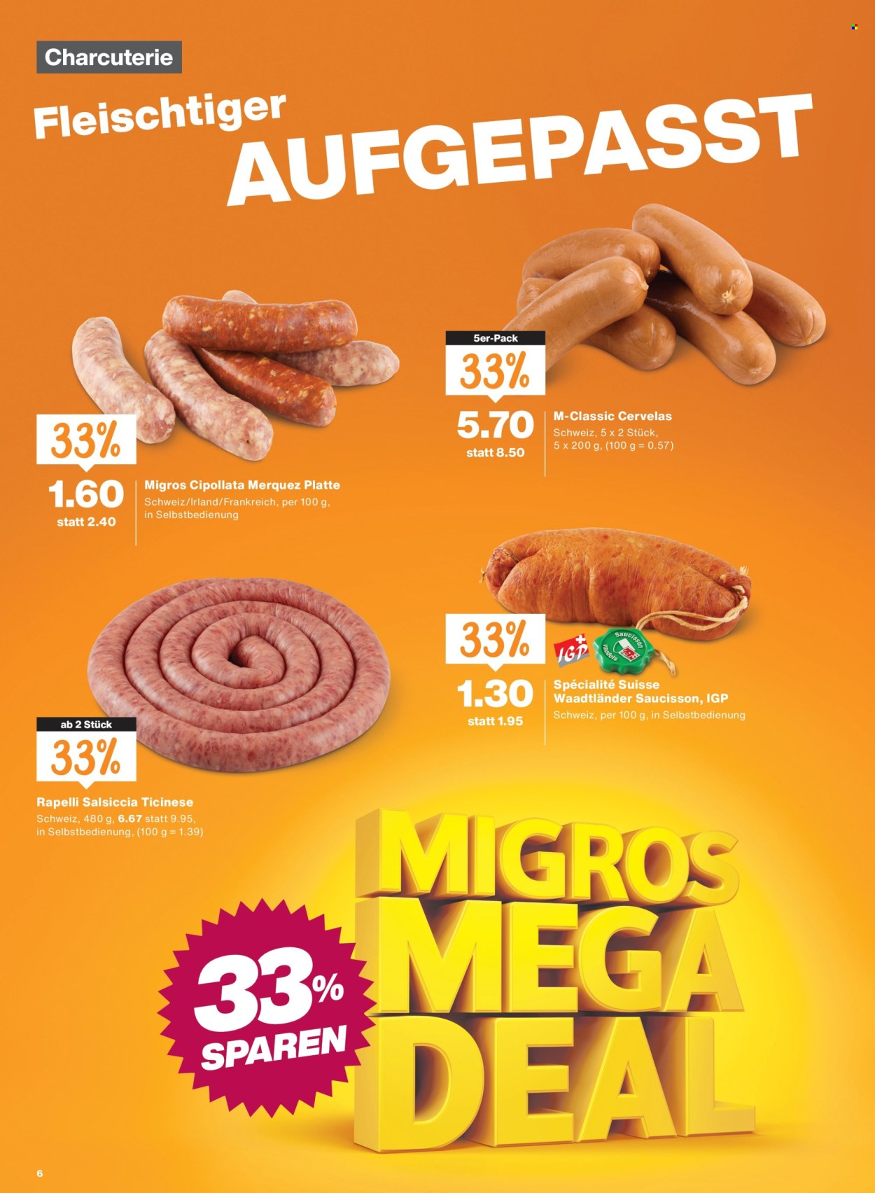 Volantino Migros - 27.8.2026 - 2.9.2026. Pagina 6. Pagina 6