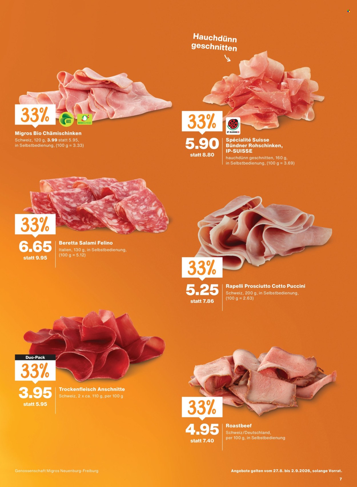 Volantino Migros - 27.8.2026 - 2.9.2026. Pagina 7. Pagina 7