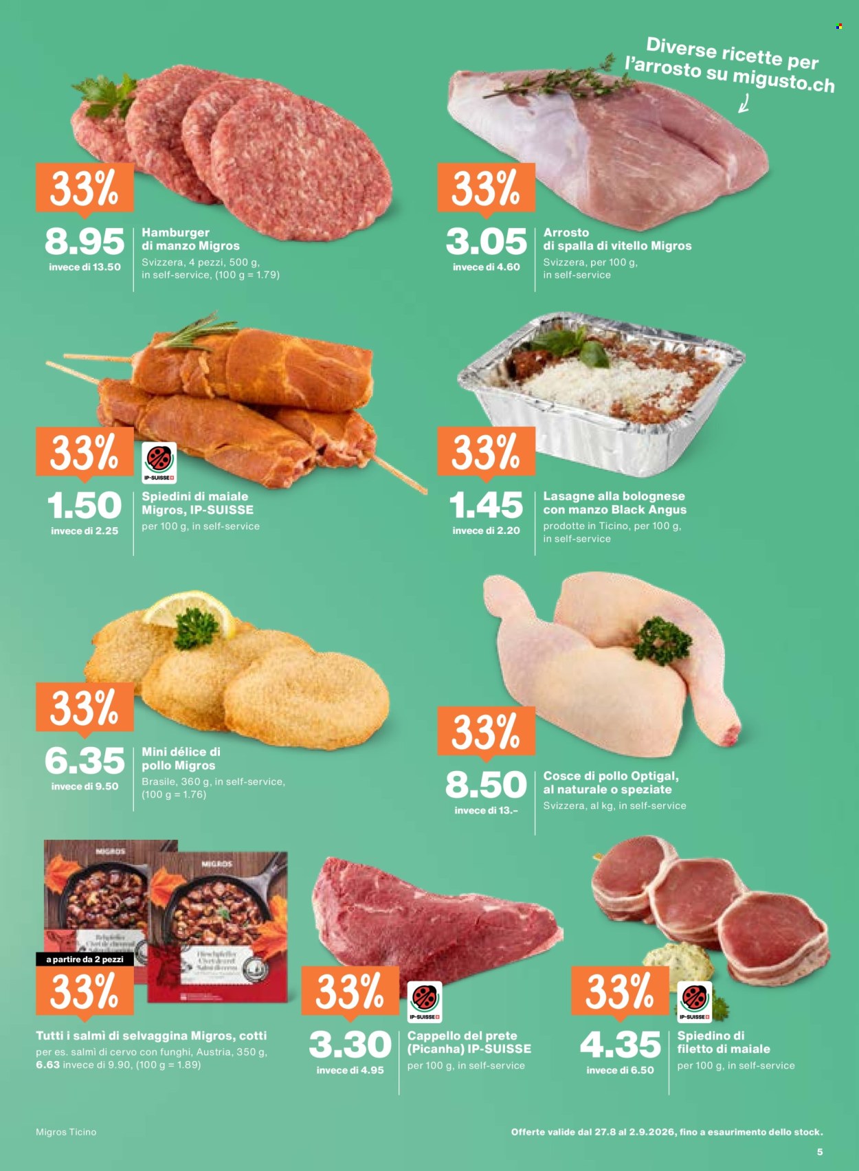 Volantino Migros - 27.8.2026 - 2.9.2026. Pagina 5. Pagina 5