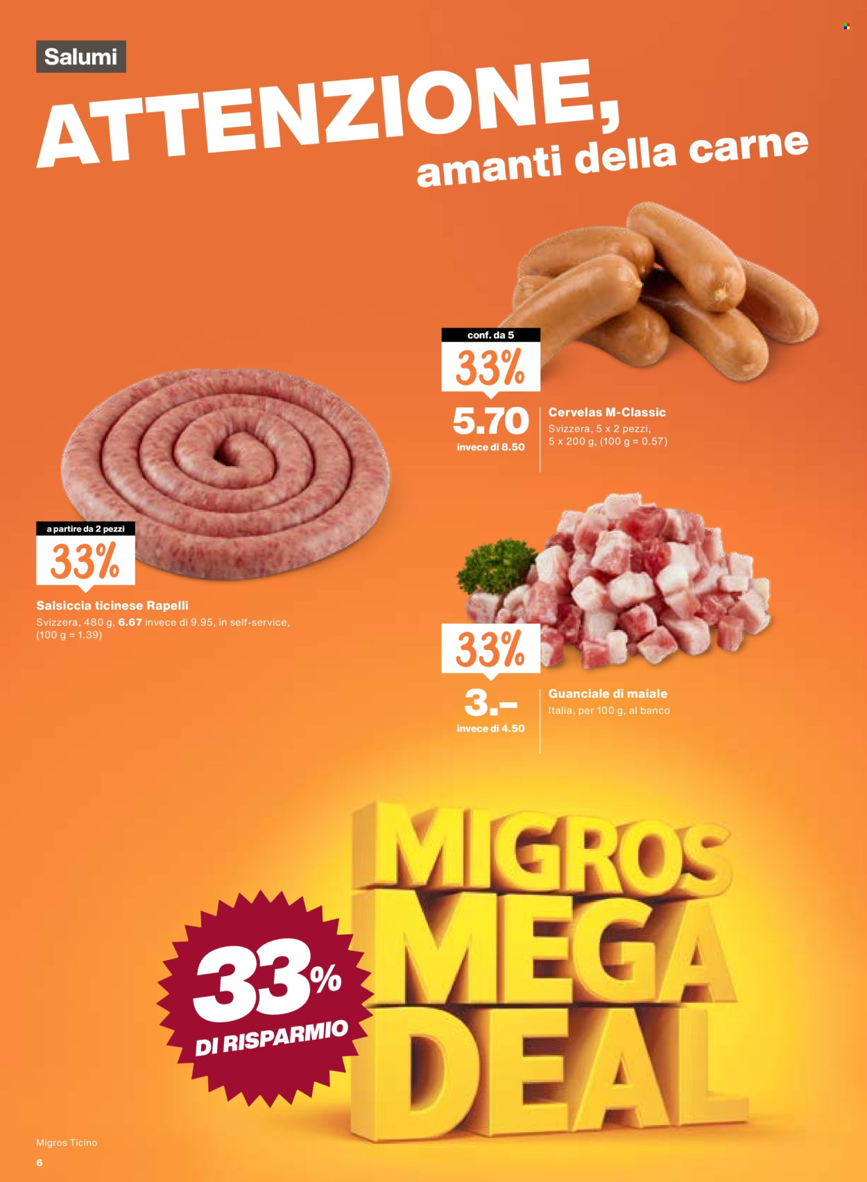 Volantino Migros - 27.8.2026 - 2.9.2026. Pagina 6. Pagina 6
