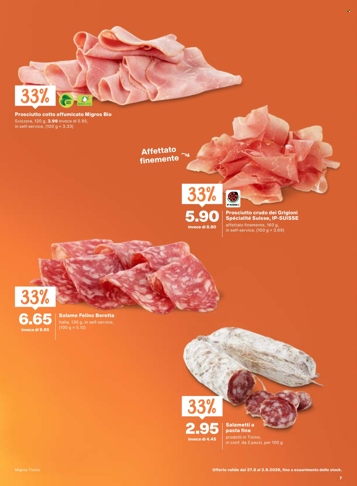 Volantino Migros - 27.8.2026 - 2.9.2026. Pagina 7. Pagina 7