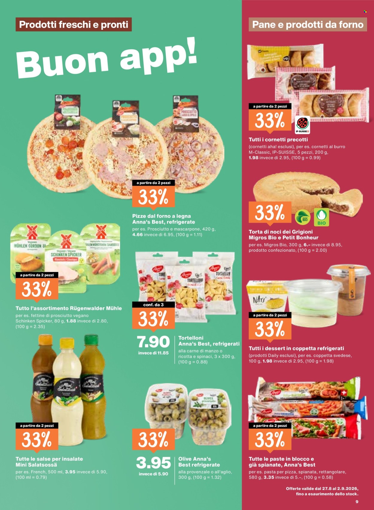 Volantino Migros - 27.8.2026 - 2.9.2026. Pagina 9. Pagina 9