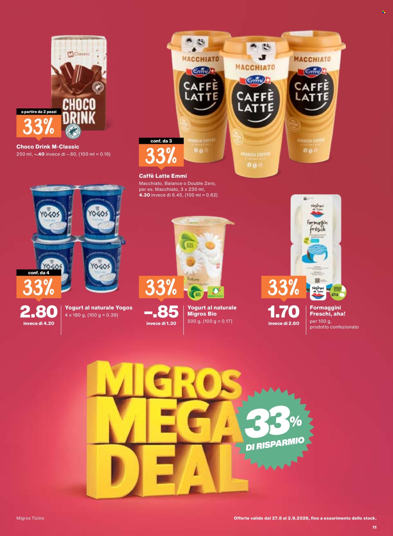 Volantino Migros - 27.8.2026 - 2.9.2026. Pagina 11. Pagina 11