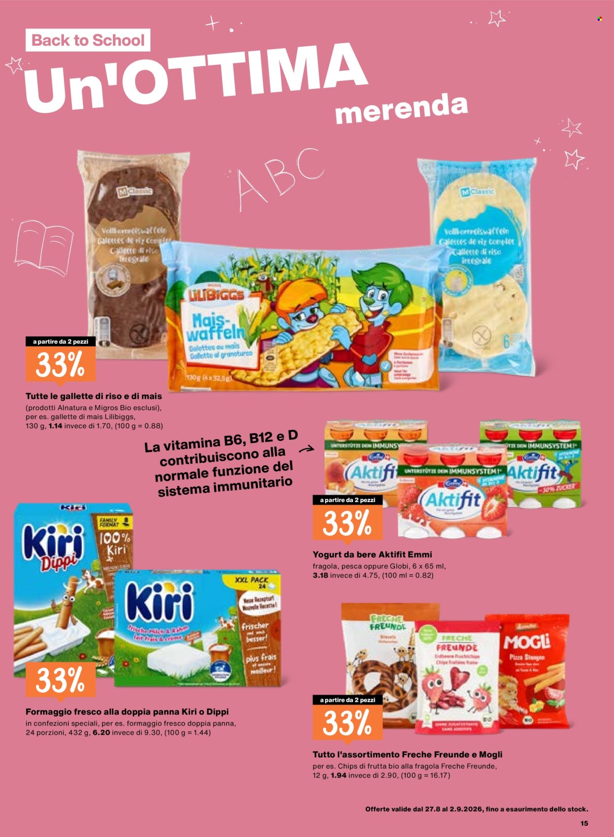 Volantino Migros - 27.8.2026 - 2.9.2026. Pagina 15. Pagina 15