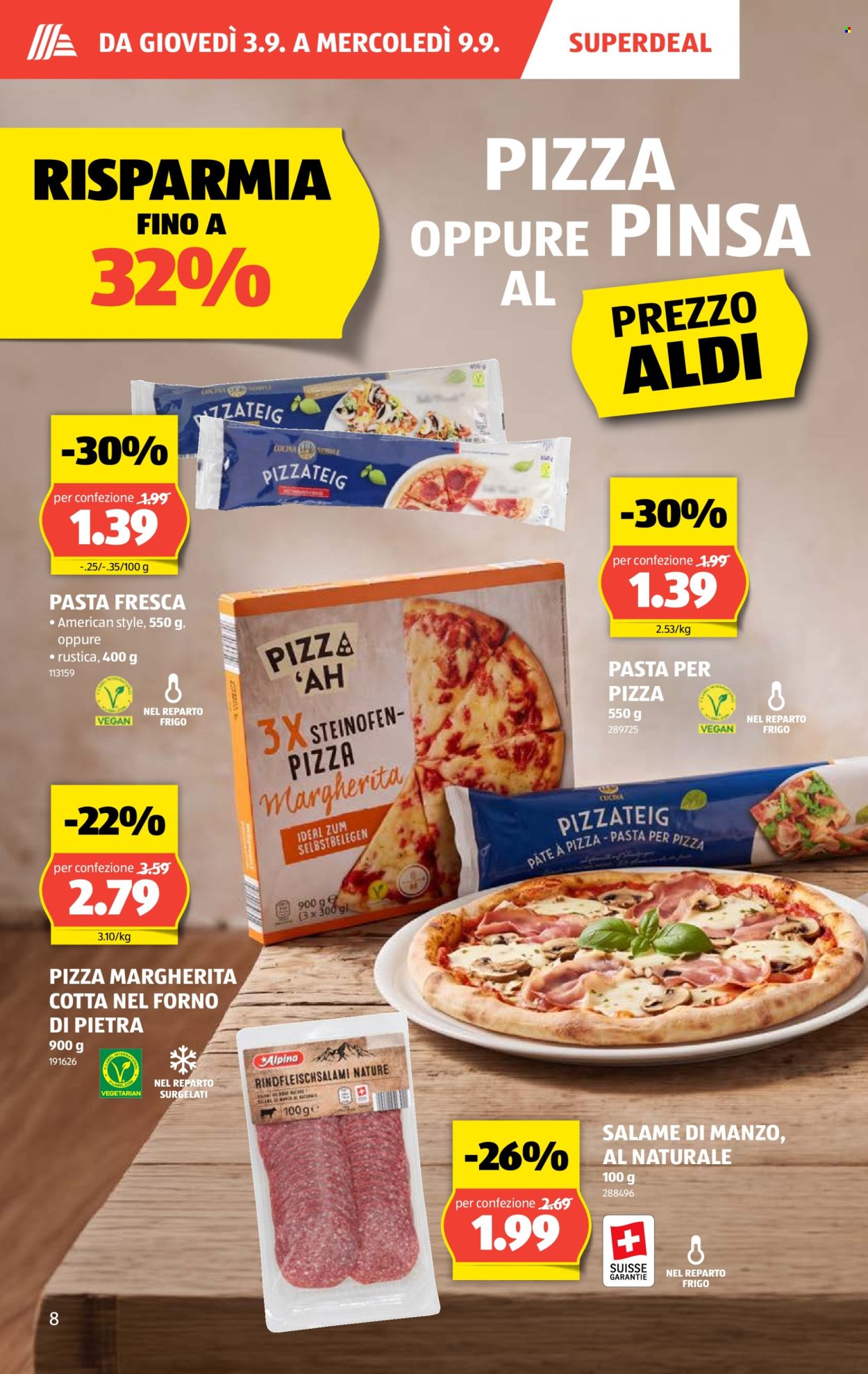 Volantino Aldi - 3.9.2026 - 9.9.2026. Pagina 8. Pagina 8