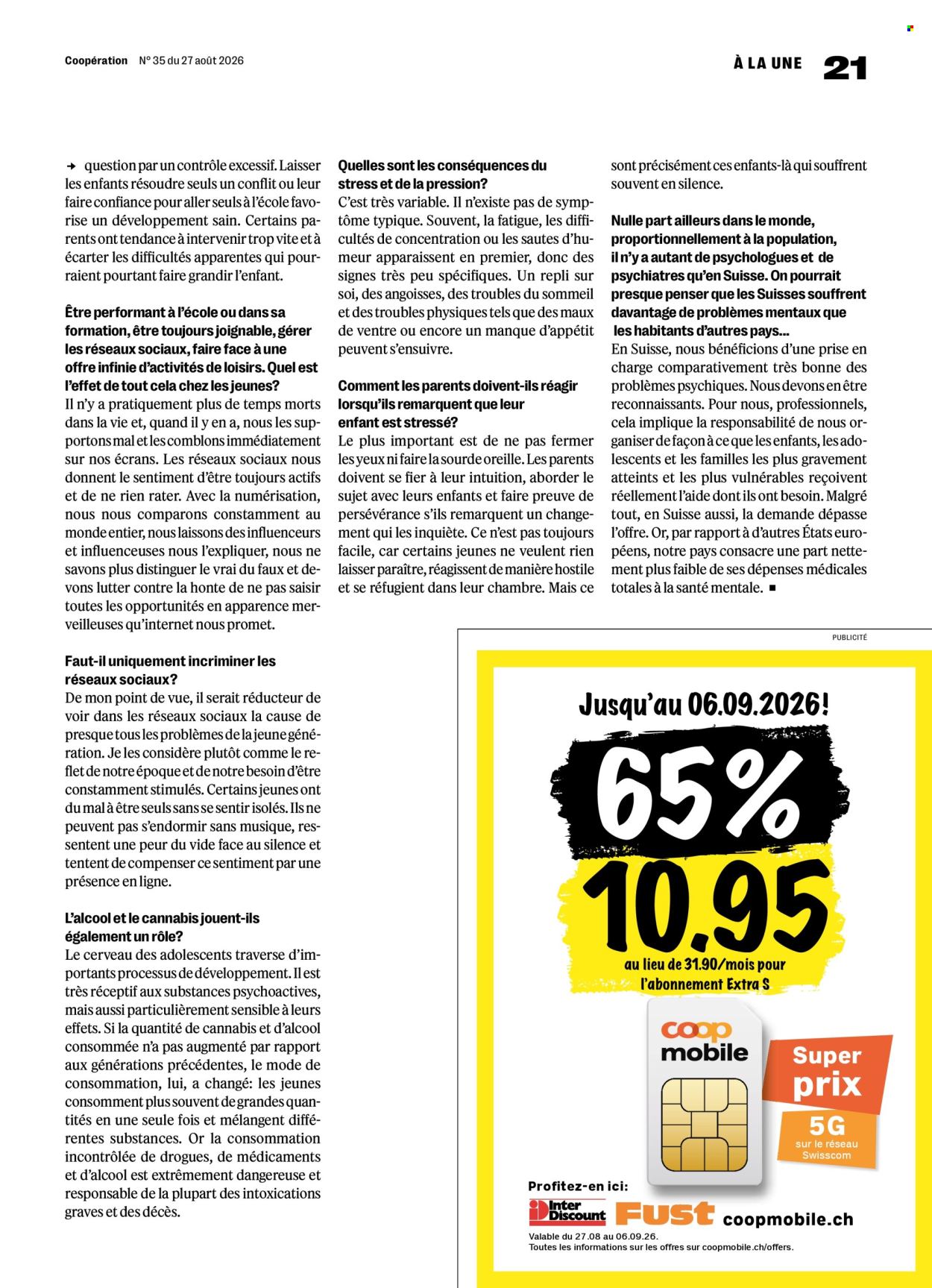 Volantino Coop - 27.8.2026 - 2.9.2026. Pagina 21. Pagina 21