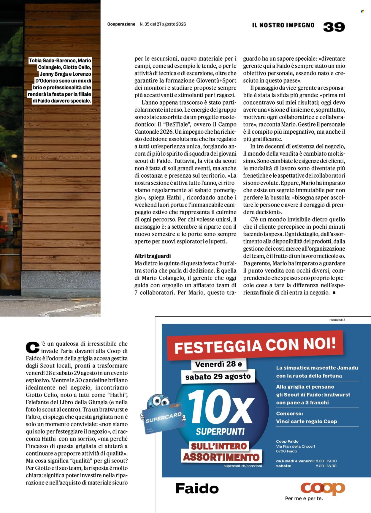 Volantino Coop - 27.8.2026 - 2.9.2026. Pagina 39. Pagina 39