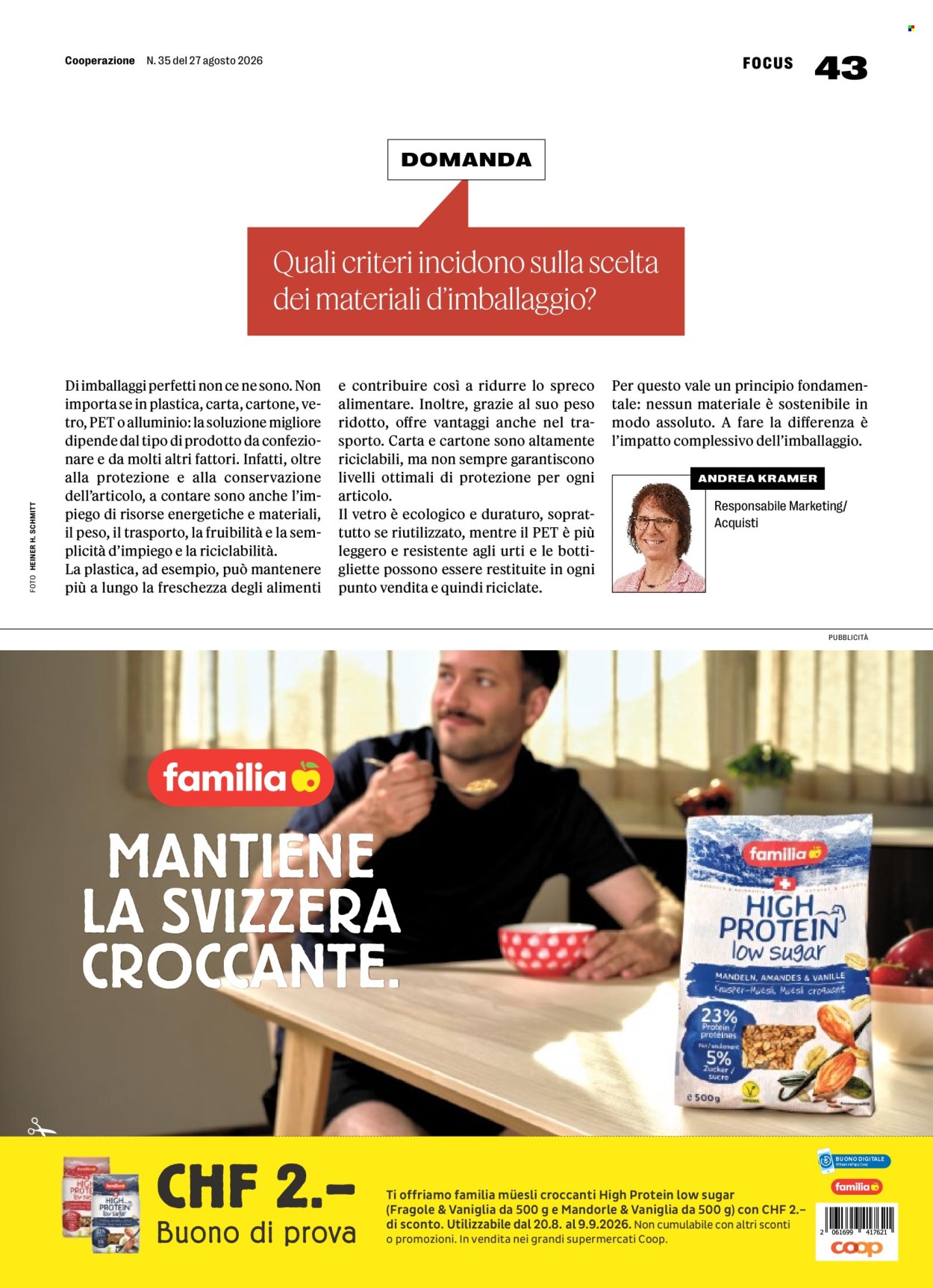 Volantino Coop - 27.8.2026 - 2.9.2026. Pagina 43. Pagina 43