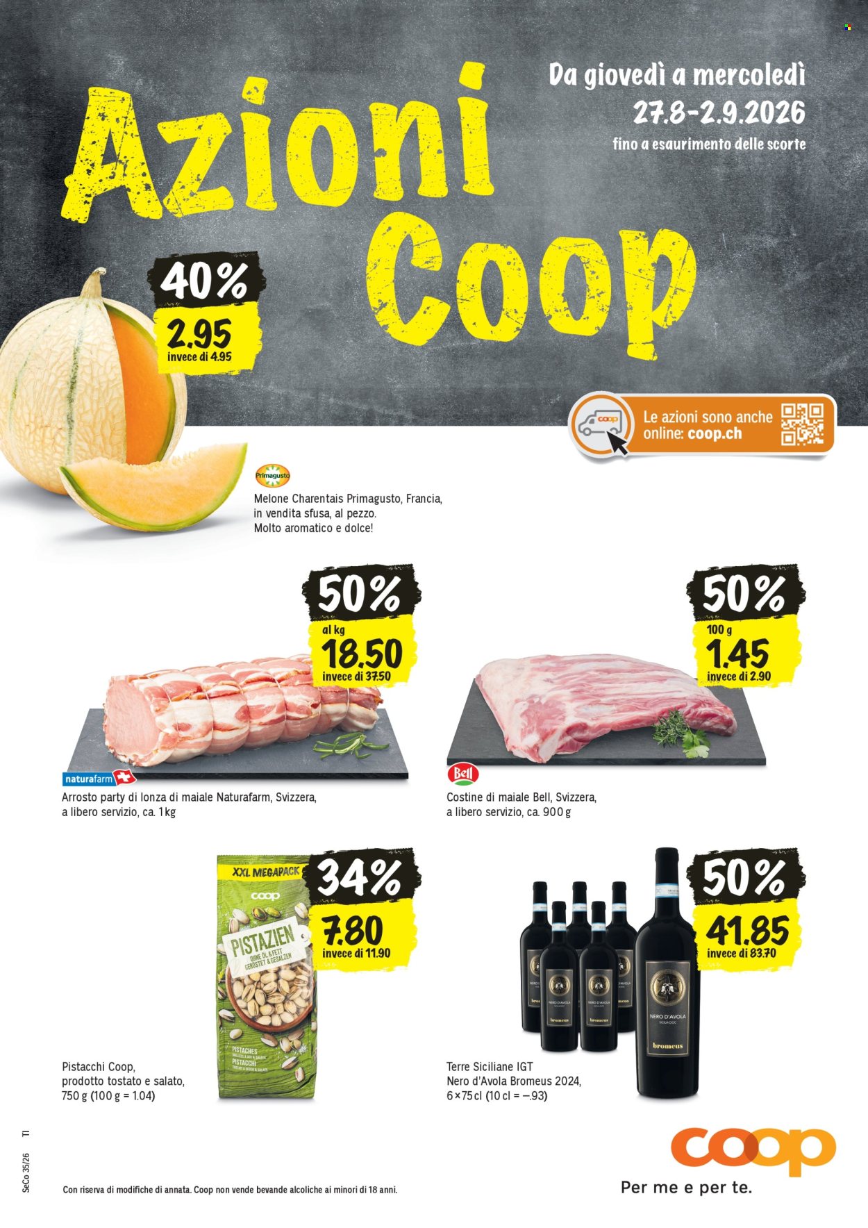 Volantino Coop - 27.8.2026 - 2.9.2026. Pagina 1. Pagina 1