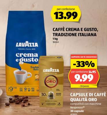 Lavazza Capsule di Caffè Qualità Oro