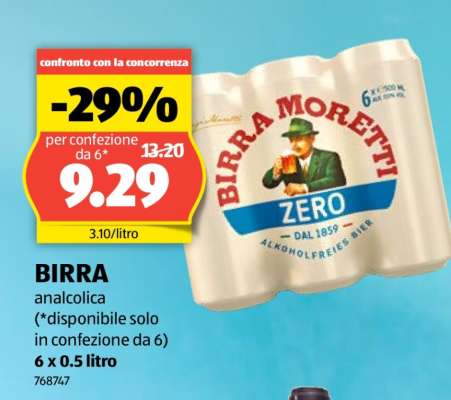BIRRA MORETTI ZERO