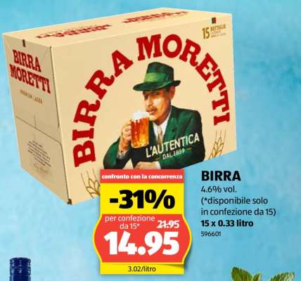 BIRRA MORETTI