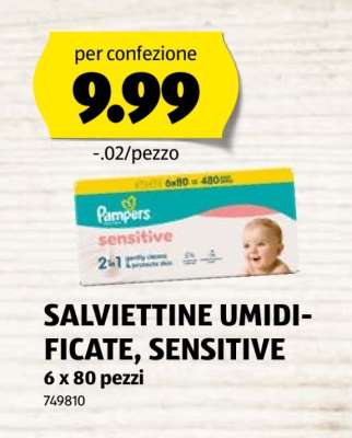SALVIETTINE UMIDIFICATE SENSITIVE