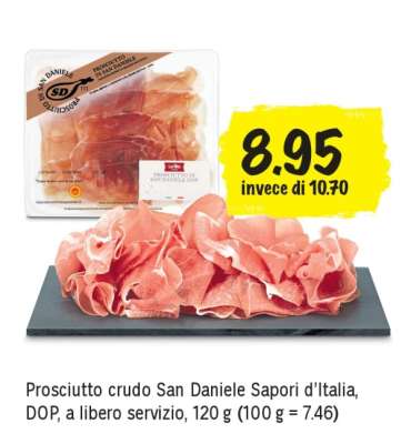 Prosciutto crudo San Daniele Sapori d’Italia