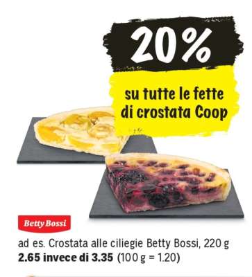 Crostata alle ciliegie Betty Bossi