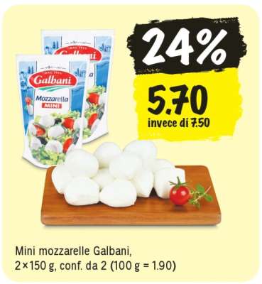 Mini mozzarelle Galbani