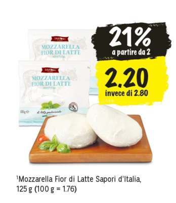 Mozzarella Fior di Latte Sapori d’Italia