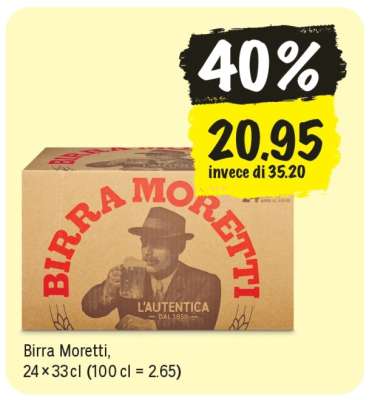 BIRRA MORETTI