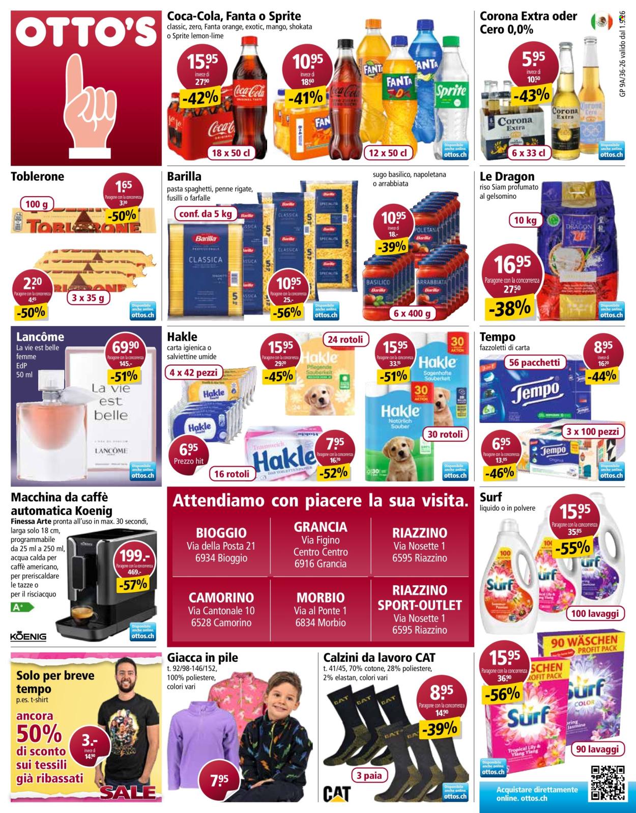 Volantino Otto's - 1.9.2026 - 7.9.2026. Pagina 1. Pagina 1