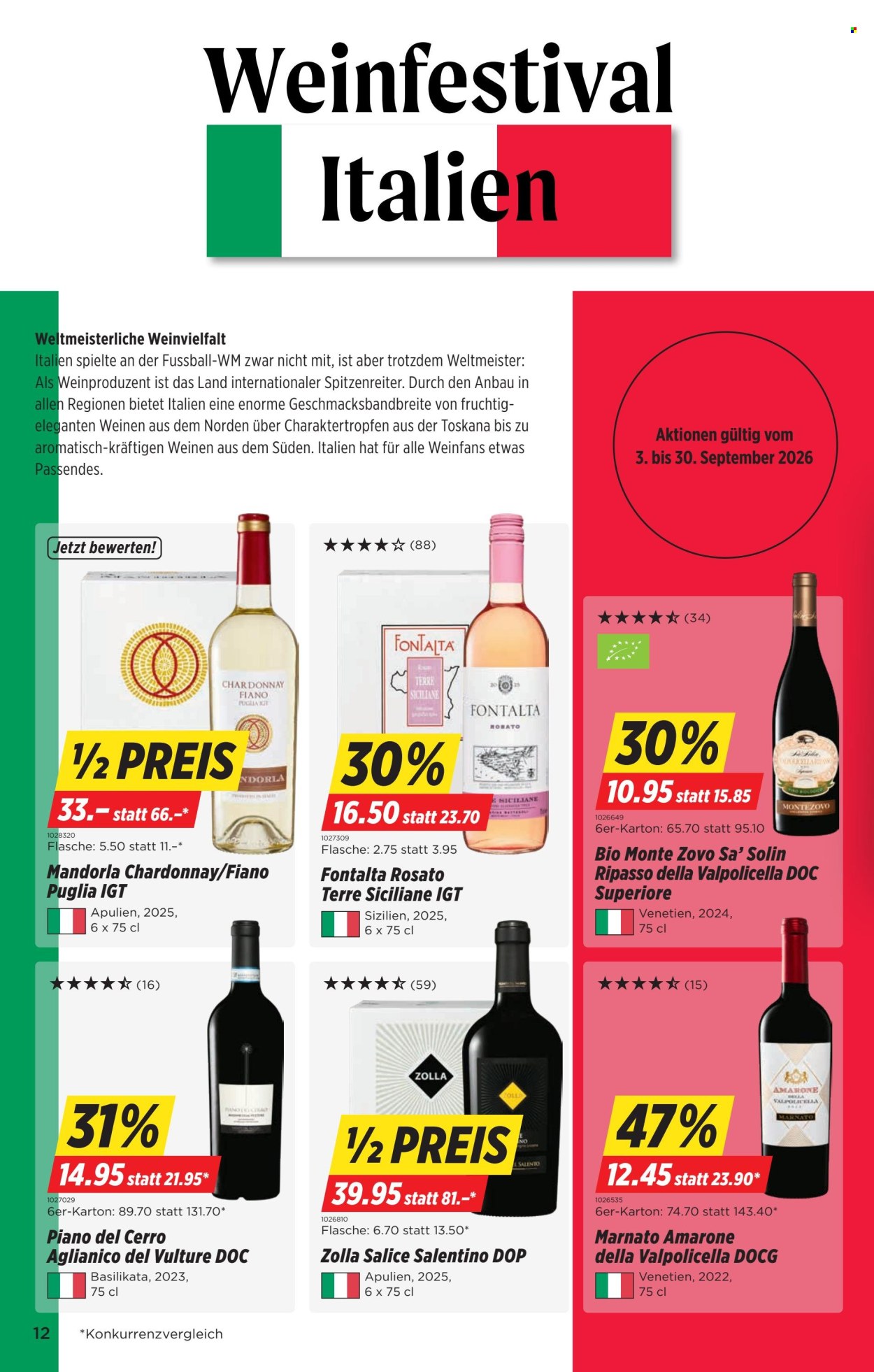 Volantino Denner - 3.9.2026 - 9.9.2026. Pagina 12. Pagina 12