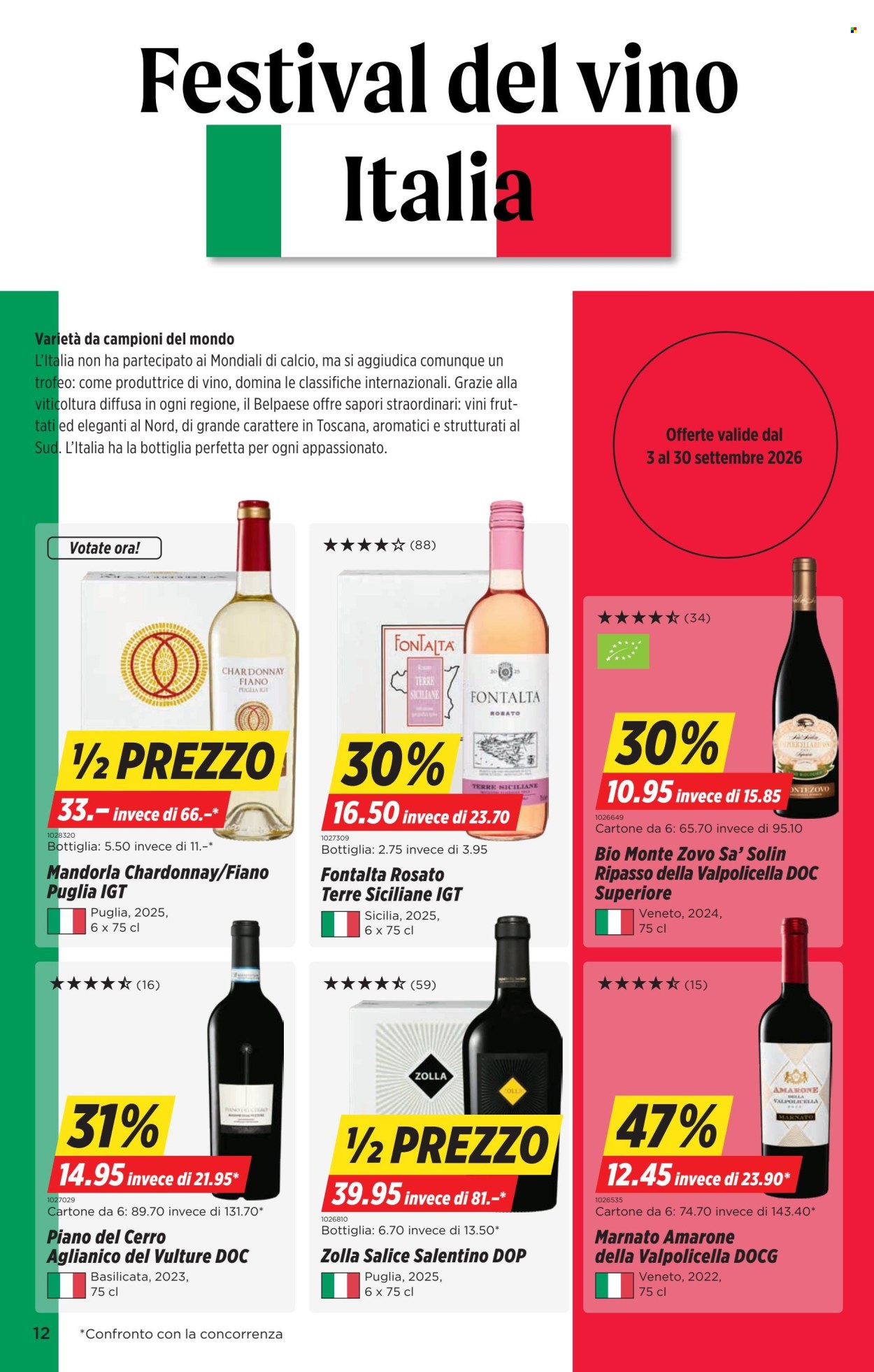 Volantino Denner - 3.9.2026 - 9.9.2026. Pagina 12. Pagina 12