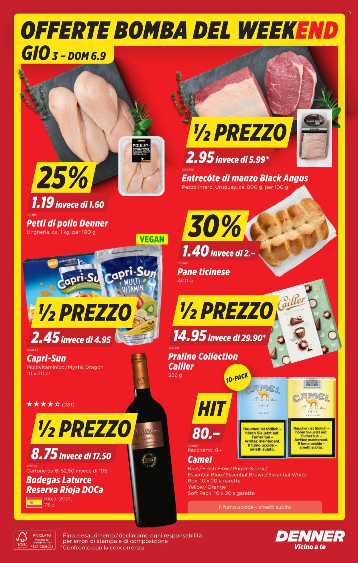 Volantino Denner - 3.9.2026 - 9.9.2026. Pagina 20. Pagina 20