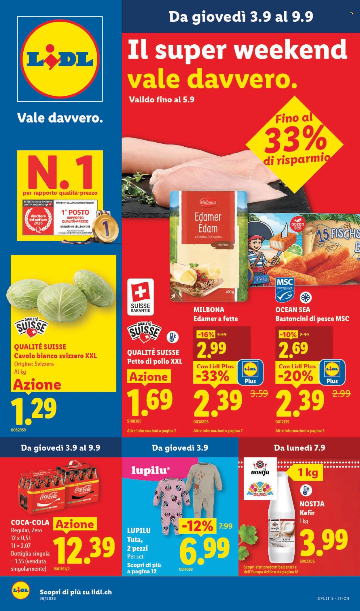 Volantino Lidl - 3.9.2026 - 9.9.2026. Pagina 1. Pagina 1
