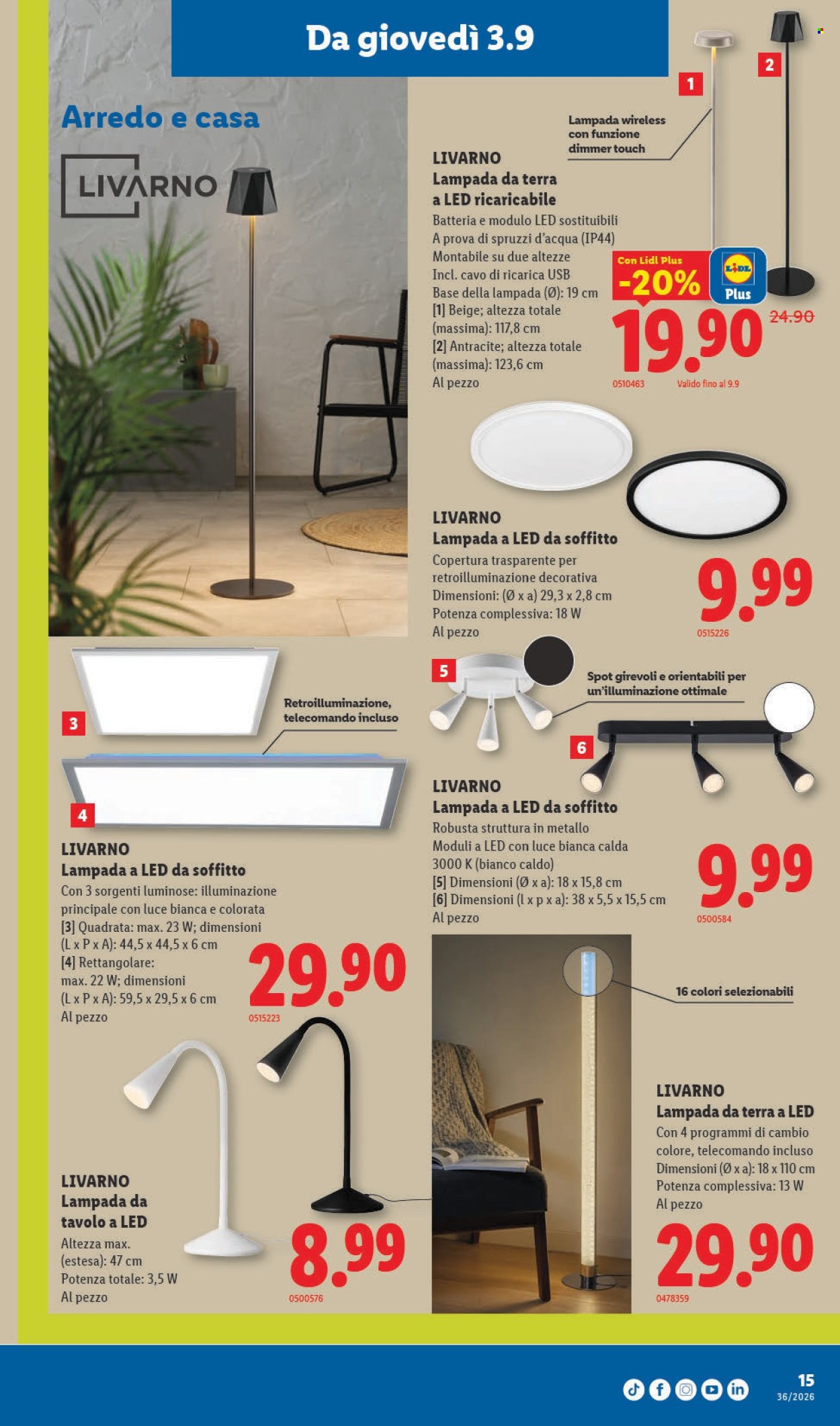 Volantino Lidl - 3.9.2026 - 9.9.2026. Pagina 19. Pagina 19